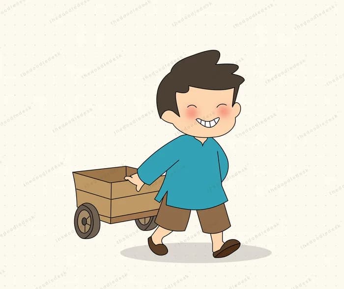 Hauling a cart