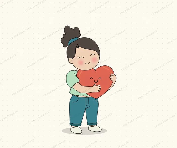 Hugging love itself
