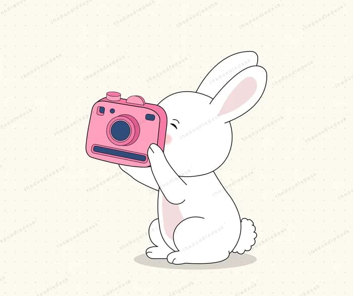 An animal taking a photograph