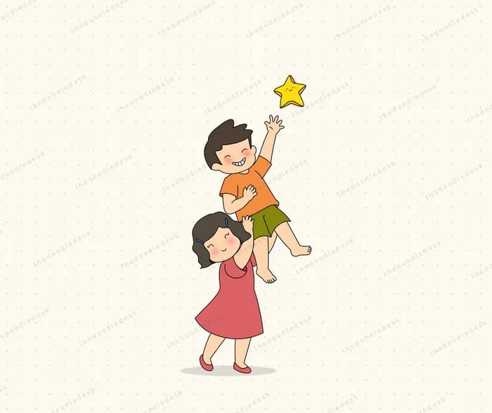 Helping someone reach higher
