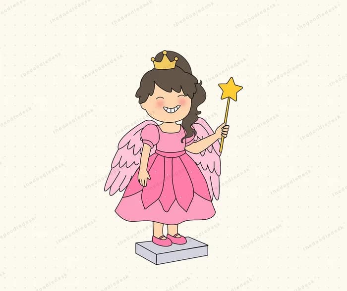 Playing at being a fairy