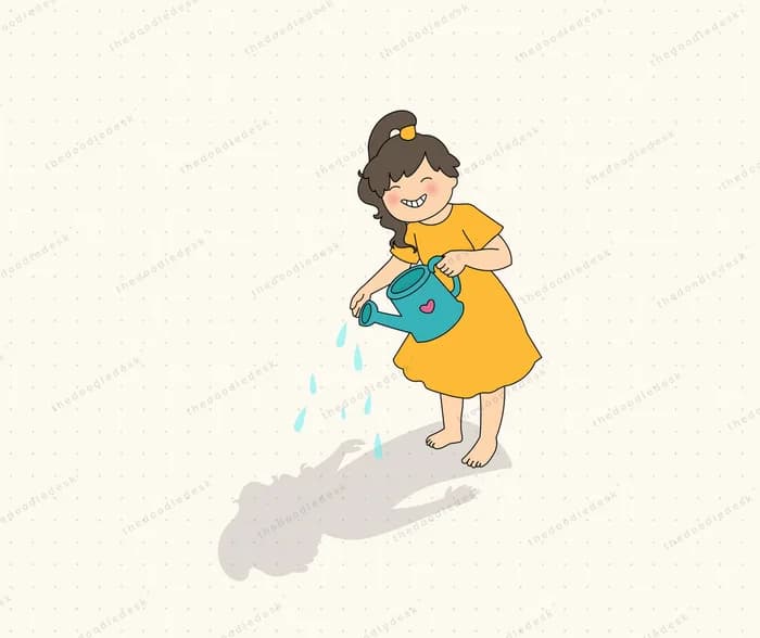 Watering the earth