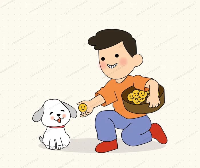 Sharing what he has