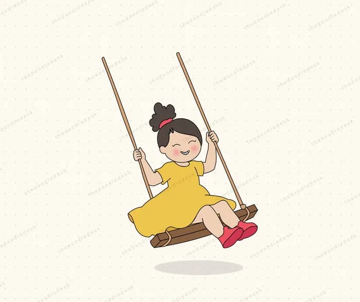 Swinging outdoors