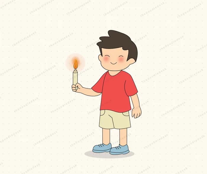 Carrying a small flame