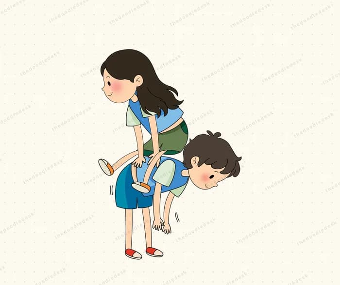 Playing leapfrog