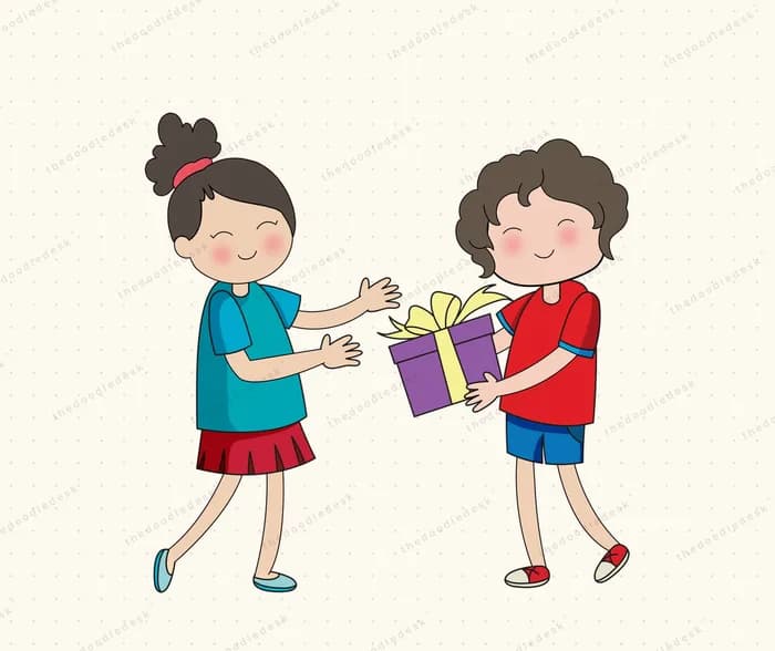 Giving a present