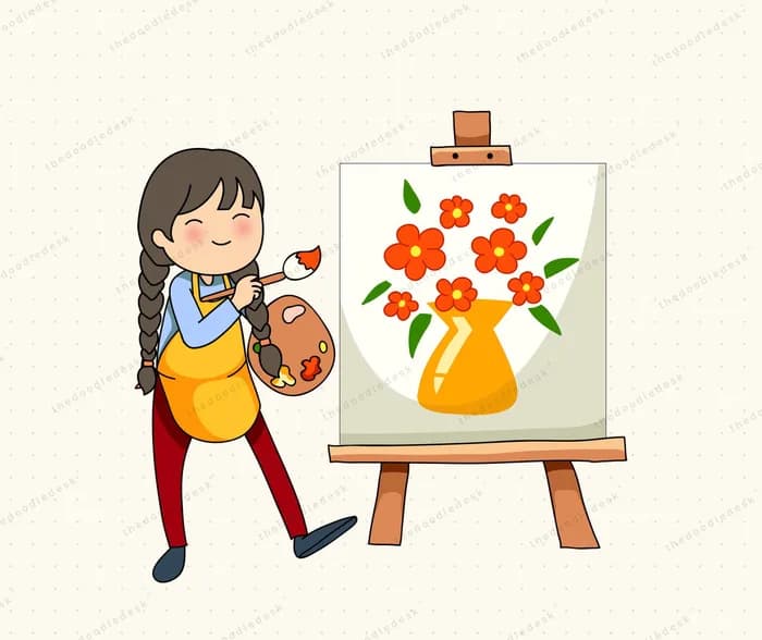 Painting a still life