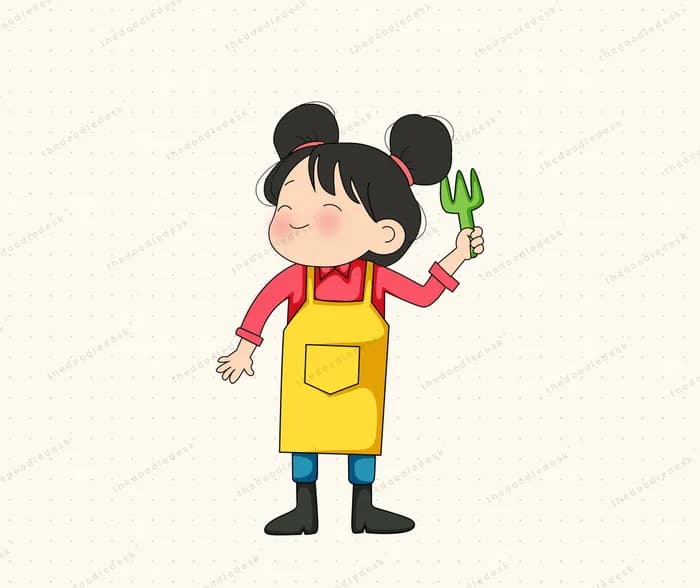 A cook at work