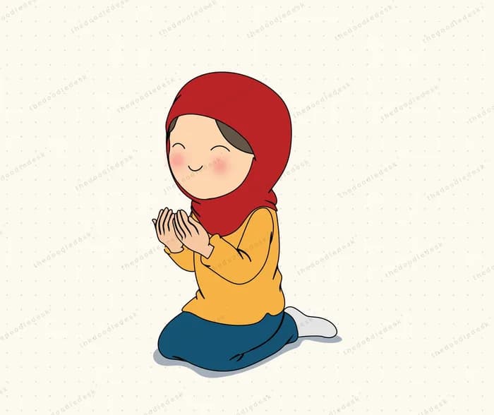 Praying quietly