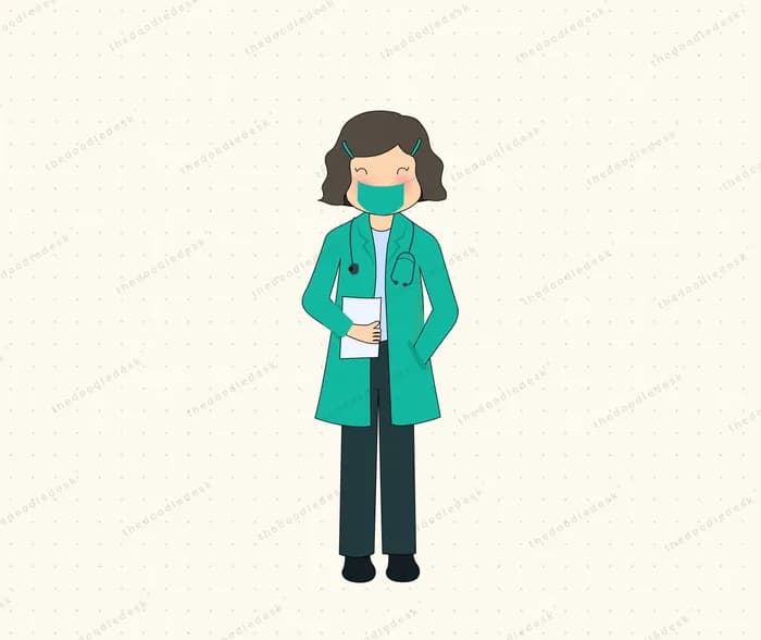 A nurse on duty
