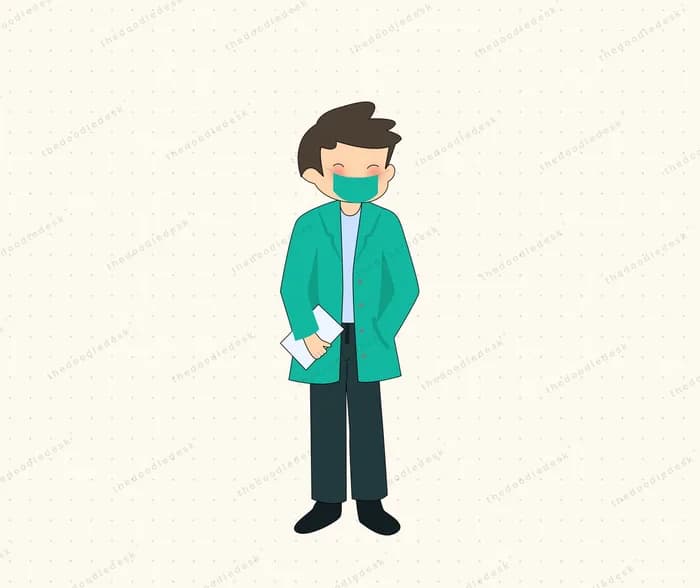 A doctor on duty