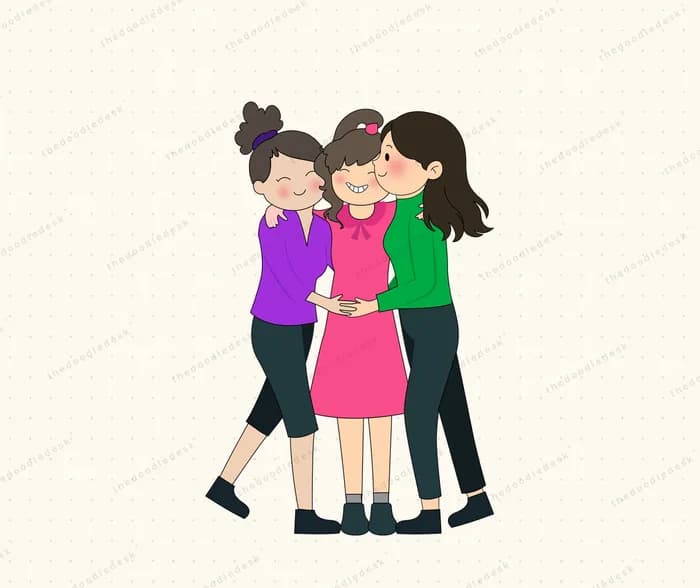 A group hug