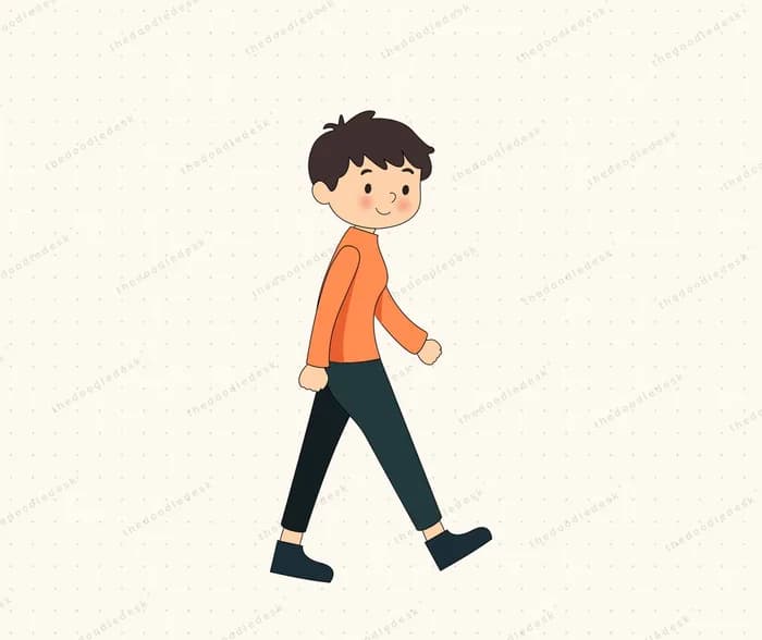 Walking along
