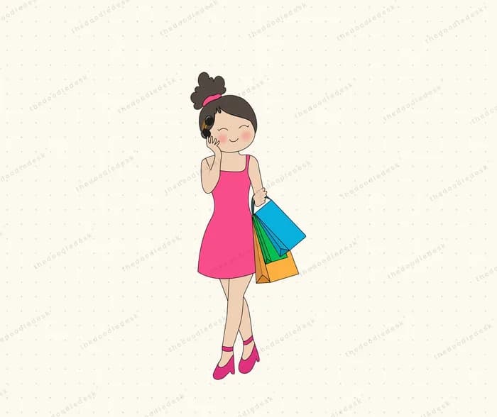 Shopping and chatting