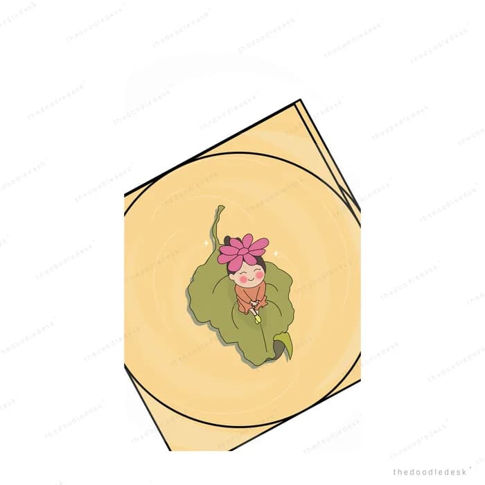 A single small cactus with pink blossoms glowing alone on an empty field