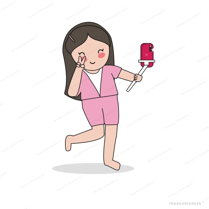 Woman on the phone holding a drink