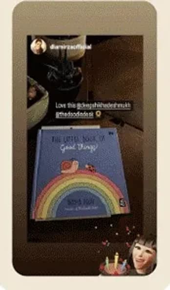 Dia Mirza sharing The Little Book of Good Things!