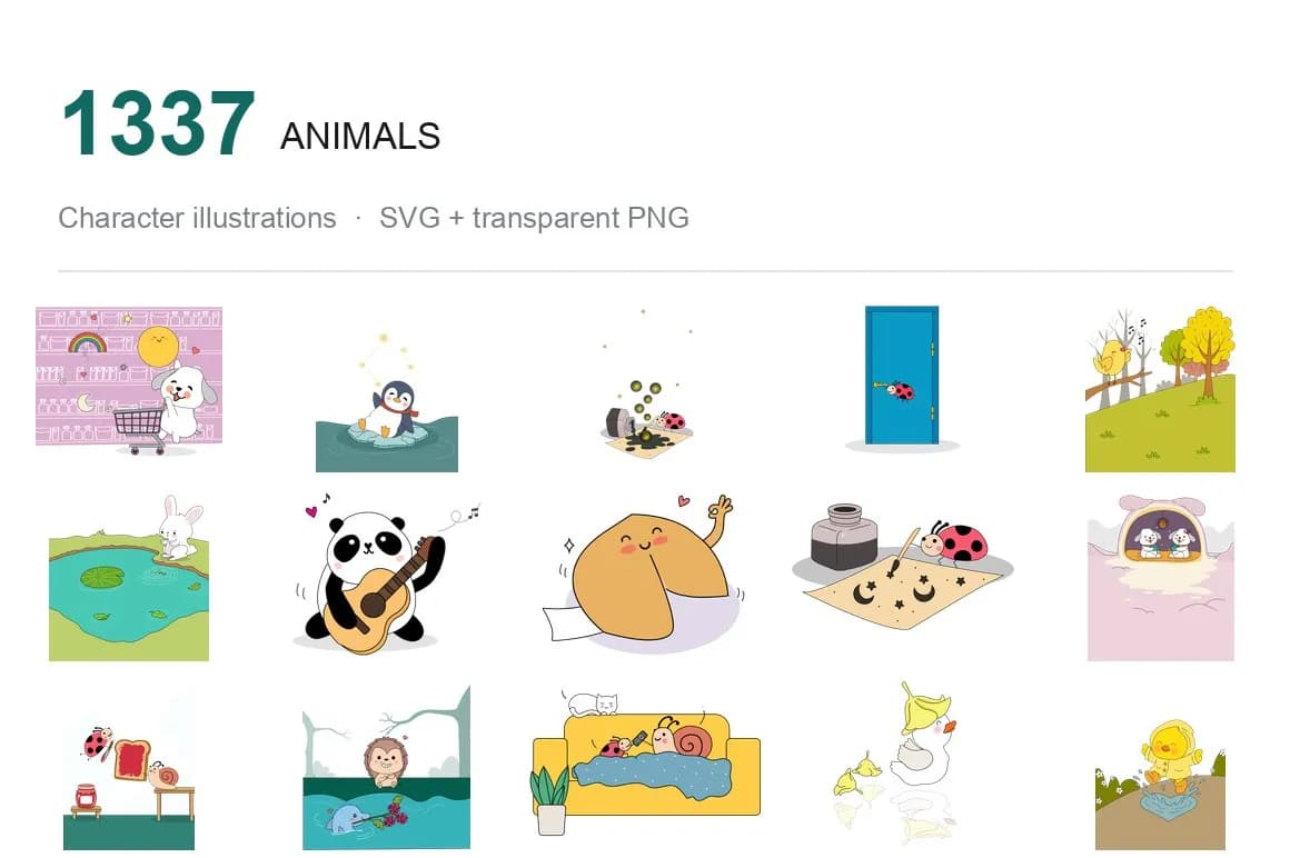 Animals pack cover