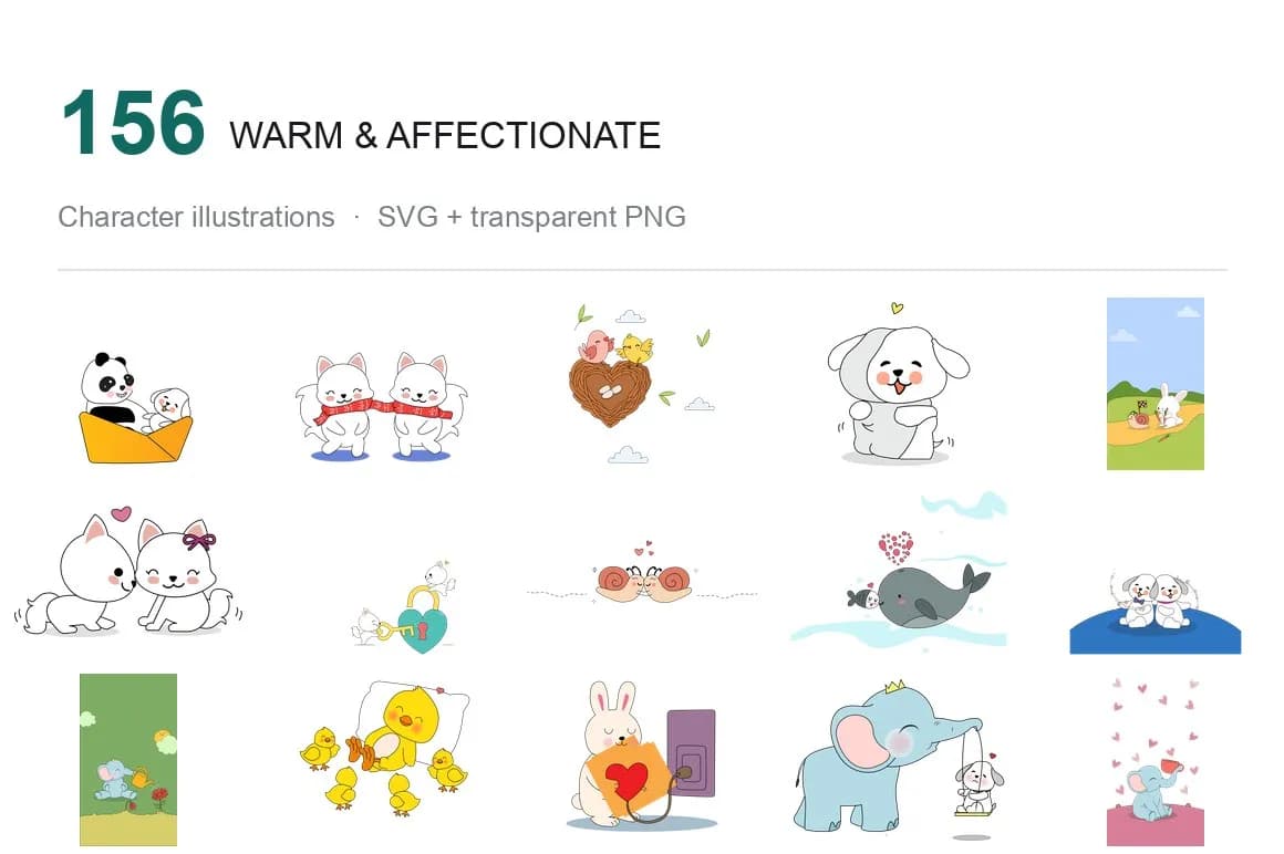 Animals pack preview
