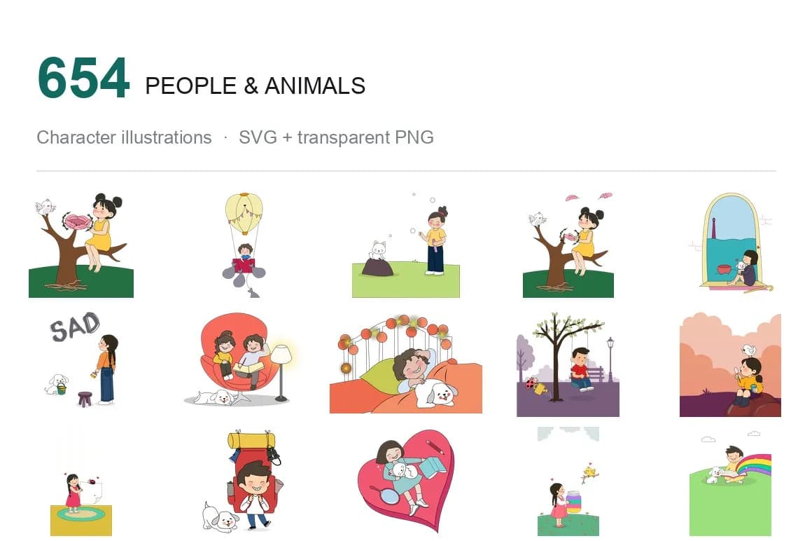 People & Animals pack cover