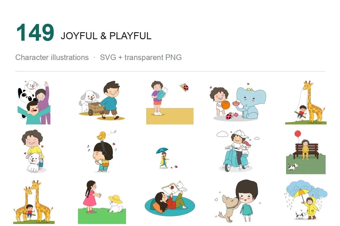 People & Animals pack preview