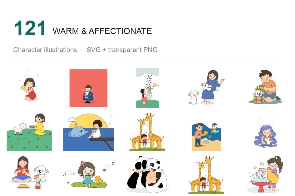People & Animals pack preview