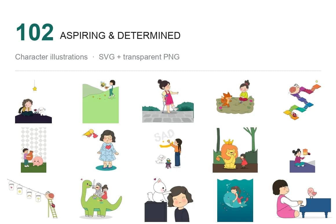 People & Animals pack preview