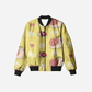 Bomber Jacket - Love like a Snaily Bugsy Duo Prints - Unisex - Yellow