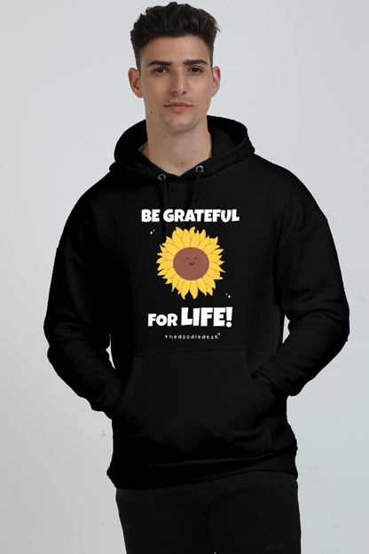 Unisex Oversized Hoodie - Be Grateful for Life