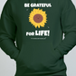 Unisex Oversized Hoodie - Be Grateful for Life