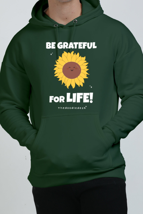 Unisex Oversized Hoodie - Be Grateful for Life