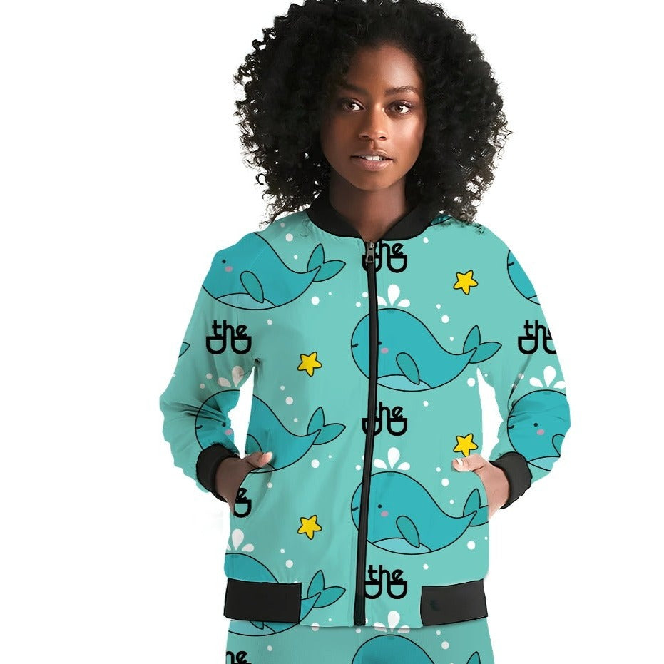 Cute Dolphins  - Bomber Jacket