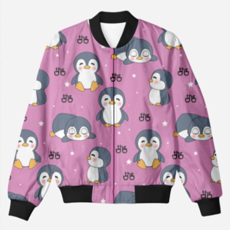 Moody Penguin - Bomber Jacket